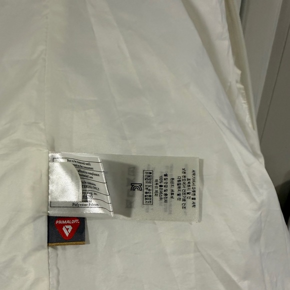 Patagonia Women’s Nano Puff Jacket White Size M PrimaLoft Insulated Full Zip - Picture 7 of 12